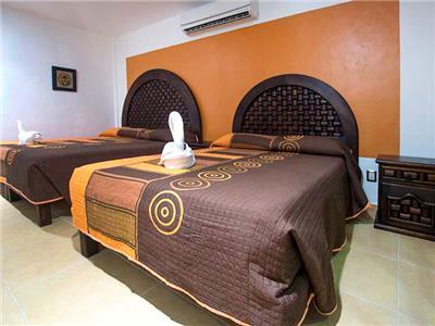 Hotel Mexico Lindo Mahahual Bagian luar foto