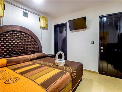 Hotel Mexico Lindo Mahahual Bagian luar foto