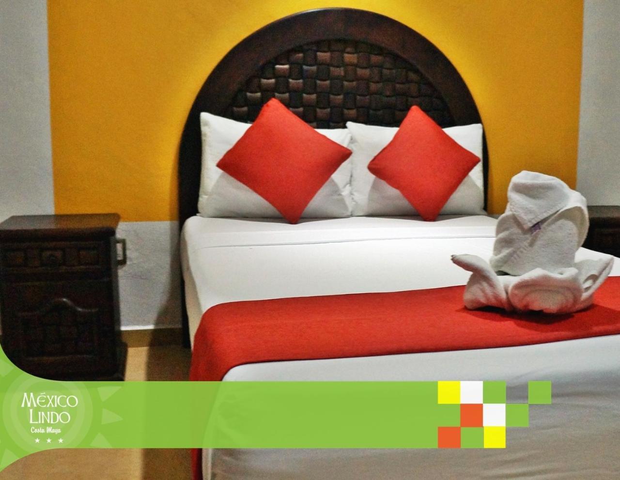 Hotel Mexico Lindo Mahahual Bagian luar foto