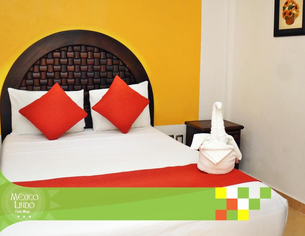 Hotel Mexico Lindo Mahahual Bagian luar foto
