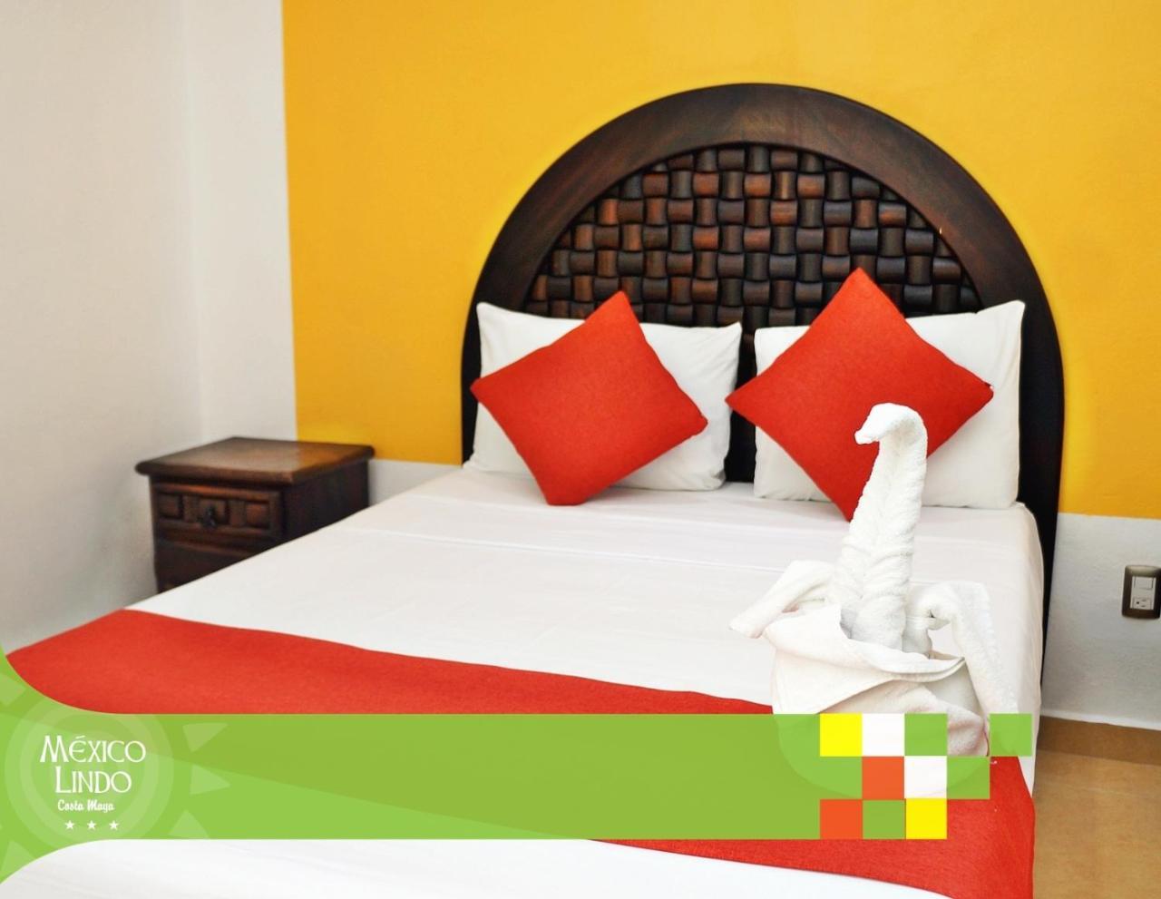 Hotel Mexico Lindo Mahahual Bagian luar foto